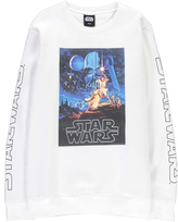 Pánský svetr Star Wars|Hvězdné války: Vintage Poster (XL) bílá bavlna