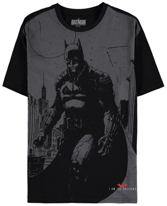 Pánské tričko DC Comics|Batman: Gotham City (XL) černá bavlna