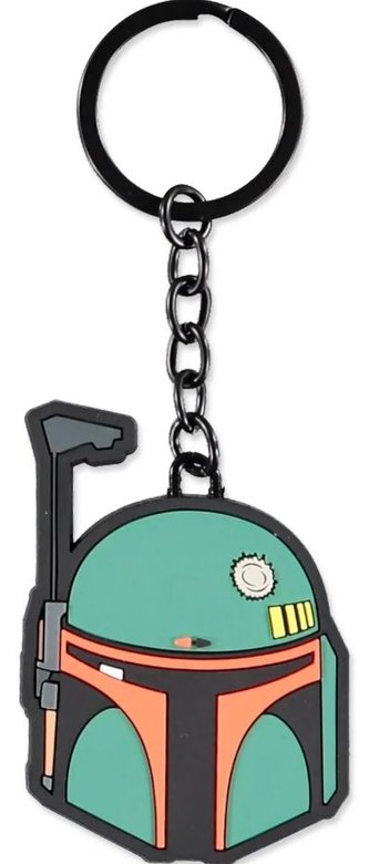 Přívěsek na klíče Star Wars|Hvězdné války: TV seriál The Mandalorian Boba Fett Helmet