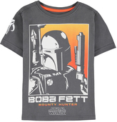 Dětské tričko Star Wars|Hvězdné války: Boba Fett The Legend (158-164 cm) šedá bavlna