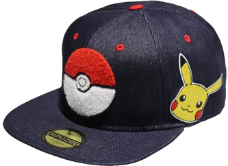 Kšiltovka Pokémon: Pokéball (nastavitelná)