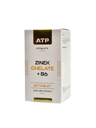 ATP - Vitality Zinek Chelate + B6 60 tablet