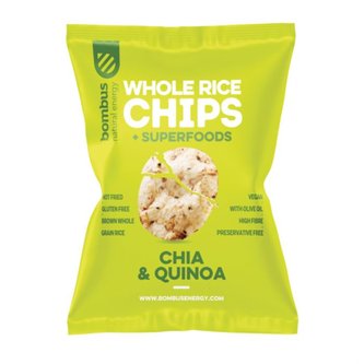 Rýžové čipsy Chia a Quinoa - Bombus - 24 x 60 g