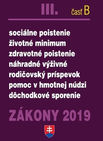 Zákony 2019 III. časť B