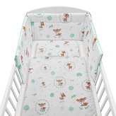 3-dílné ložní povlečení New Baby 100/135 cm Srnka mátové