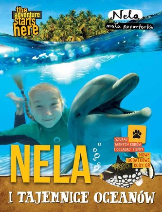 Nela i tajemnice oceanów Nowe wydanie z dodatkowymi kodami QR i świecącą w ciemności okładką. Nela i tajemnice oceanów Nowe wydanie z dodatkowymi kodami QR i świecącą w ciemności okładką.