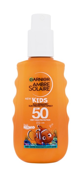 Garnier Ambre Solaire Kids Opalovací přípravek na tělo Sun Protection Spray 150 ml SPF50 pro děti