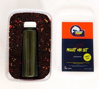 PELLET MIX SET ČESNEK 500G+200ML KLASIK LIQUID
