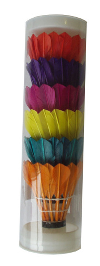 Košíčky badmintonové peřové 6 ks