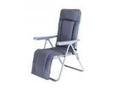 HAPPY GREEN Židle zahradní skládací MANILLA 74 x 57 x 106 cm, antracit