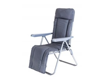 HAPPY GREEN Židle zahradní skládací MANILLA 74 x 57 x 106 cm, antracit