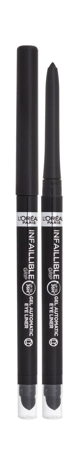 L´Oréal Paris Infallible Tužka na oči Grip 36H Gel Automatic Eye Liner 1,2 g 001 Intense Black pro ženy