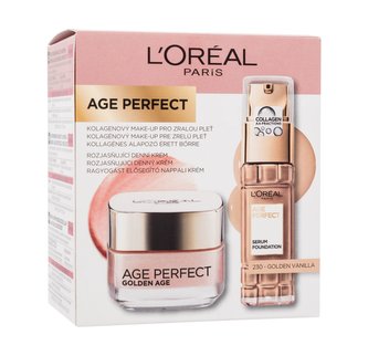 L´Oréal Paris Age Perfect denní pleťový krém Age Perfect Golden Age 50 ml + make-up Age Perfect Serum Foundation 30 ml 230 Golden Vanilla