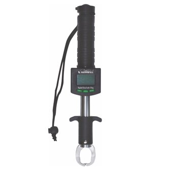 Vylovovací kleště s digitální váhou černé