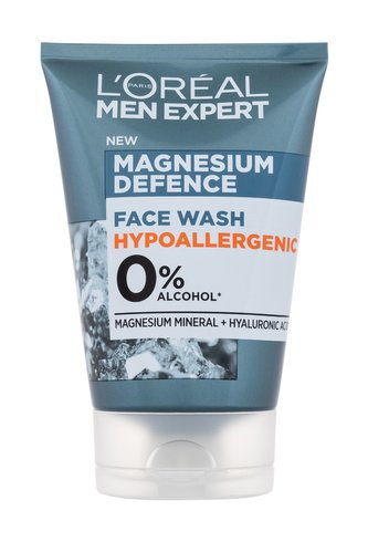 L´Oréal Paris Men Expert Čisticí gel Magnesium Defence Face Wash 100 ml pro muže