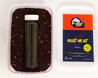PELLET MIX SET KRILL 500G+200ML KLASIK LIQUID