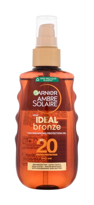 Garnier Ambre Solaire Opalovací přípravek na tělo Ideal Bronze 150 ml SPF20 unisex