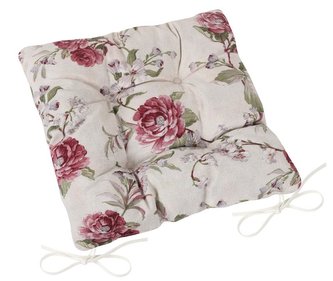 Sedák EMA prošívaný - růže vínová - 40x40 cm, prošívaný Sedák EMA prošívaný - růže vínová - 40x40 cm, prošívaný