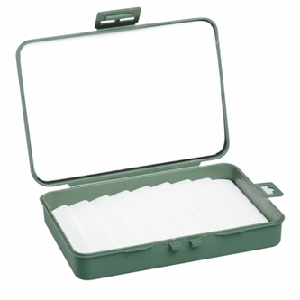 Krabička na mušky zelená 12,5x90x2,5cm