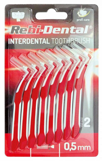 Rebi-Dental Mezizubní kartáčky 0,5 mm 8 ks