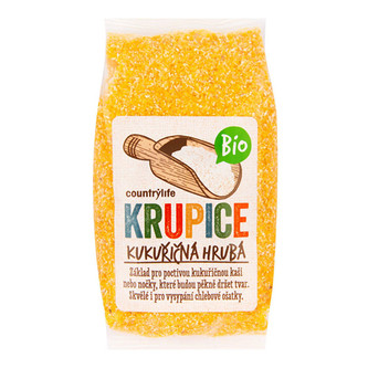Country Life Krupice kukuřičná hrubá BIO 400 g