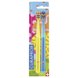Curaprox Extra jemný zubní kartáček 3960 Super Soft Duo Pack 2 ks unisex