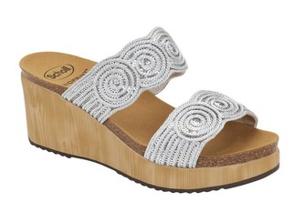 Scholl Zdravotní obuv SABAUDIA 2 STRAPS Silver 38