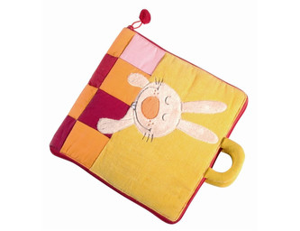 Lilliputiens - Textilní knížka - Dobrou noc, malý králíčku