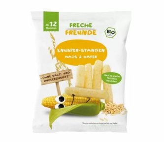 Freche Freunde Kukuřičné tyčky nesolené s ovsem BIO 30 g