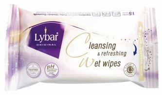 Lybar Original Vlhčené antibakteriální ubrousky 15 ks