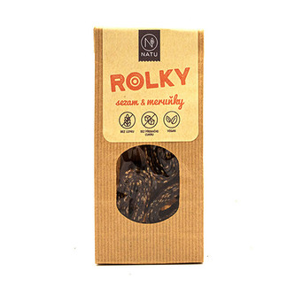 Natu Sezamové rolky s meruňkami 45 g