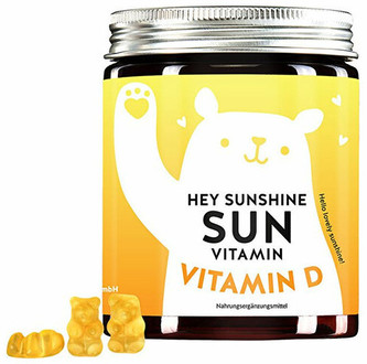 Bears With Benefits Komplex s vitamínem D3 Hey Sunshine pro posílení imunity 60 ks
