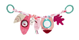 Lilliputiens - závěsná hračka na kočárek - jednorožec Louise