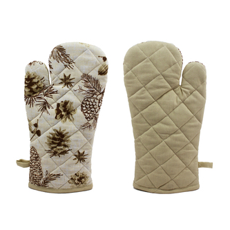 Kuchyňská chňapka s magnetem 18 x 32 cm, Šišky