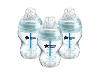 Kojenecká láhev C2N ANTI-COLIC 260ml 3ks 0m+
