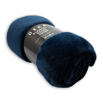 Mikroflanelová deka, 200x230 cm, Námořnická modř