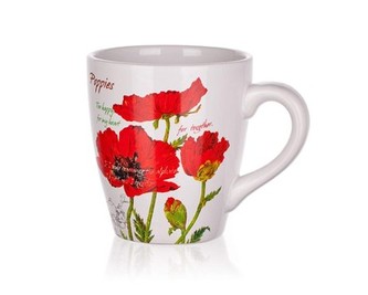 BANQUET Hrnek keramický RED POPPY 500 ml