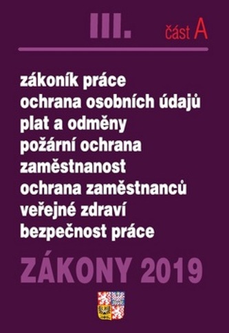 Zákony 2019 III. část A