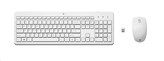 HP 230 Wireless Mouse and Keyboard Combo (White) WW - bezdrátová klávesnice a myš