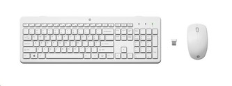 HP 230 Wireless Mouse and Keyboard Combo (White) WW - bezdrátová klávesnice a myš