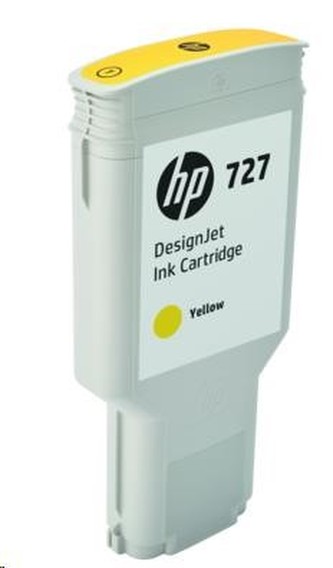 HP 727 300-ml Yellow DesignJet Ink Cartridge