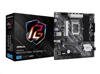 ASRock MB Sc LGA1700 Z690M Phantom Gaming 4, Intel Z690, 4xDDR4, 1xHDMI, mATX