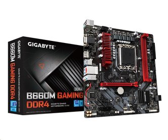 GIGABYTE MB Sc LGA1700 B660M GAMING DDR4, Intel B660, 2xDDR4, 1xDP, 1xHDMI, 1xVGA, mATX