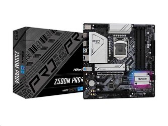 ASRock MB Sc LGA1200 Z590M PRO4, Intel Z590, 4xDDR4, 1xDP, 1xHDMI, mATX
