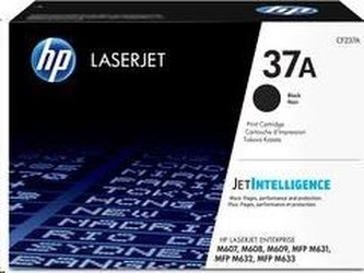 HP 37A Black Original LaserJet Toner Cartridge (CF237A) (11,000 pages)