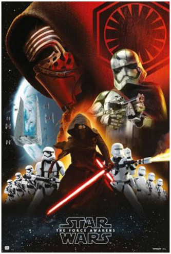 Plakát Star Wars|Hvězdné války: Empire Black (61 x 91,5 cm) 150g