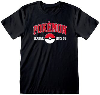 Pánské tričko Pokémon: Since 96 (S) černá bavlna