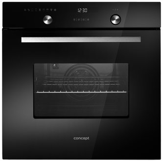 ETV7460bc Elektrická multifunkční trouba vestavná 60 cm BLACK