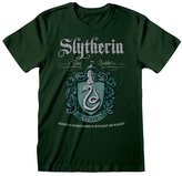Pánské tričko Harry Potter: Slytherin - Zmijozel znak (XL) zelené bavlna