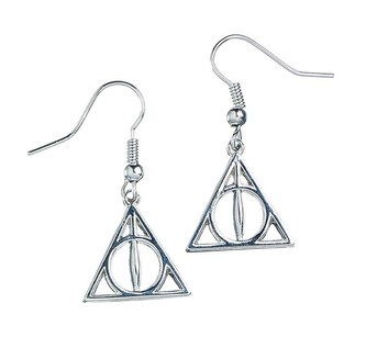 Stříbrné náušnice Harry Potter - Relikvie smrti